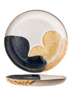 Bloomingville Jules Stoneware Serving Platter, 35cm, Blue, Blue