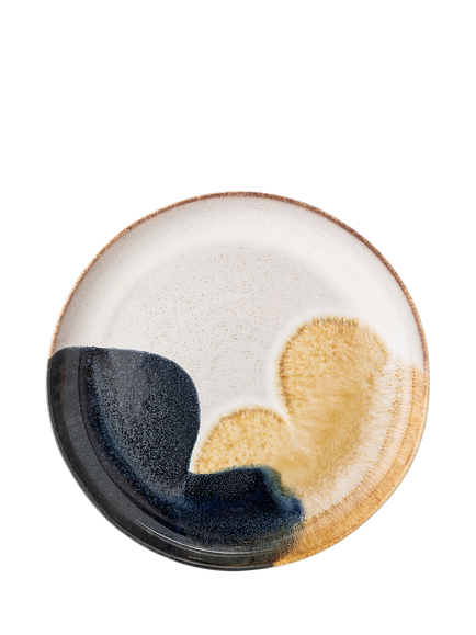 Bloomingville Jules Stoneware Serving Platter, 35cm, Blue - view 2, Blue
