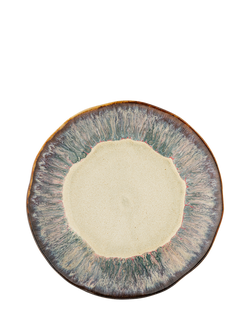 Bloomingville Imogen Reactive Glaze Small Stoneware Plate, 16.5cm, Beige/Green - view 2, Multi