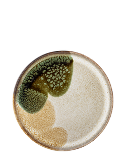 Bloomingville Jules Stoneware Side Plate, 22cm, Green - view 2, Green