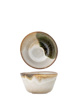 Bloomingville Jules Stoneware Cereal Bowl, 15.5cm, Green, Green