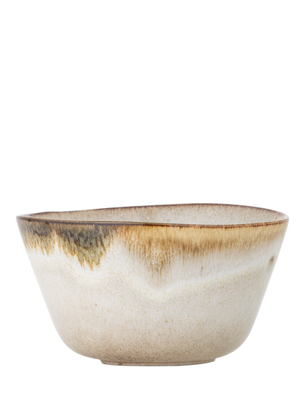 Bloomingville Jules Stoneware Cereal Bowl, 15.5cm, Green - view 2, Green