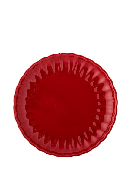 Bloomingville Latina Stoneware Side Plate, 20cm, Red - view 2, Red