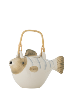 Bloomingville Creative Collection Wrenna Stoneware Teapot, 800ml, Grey, Grey