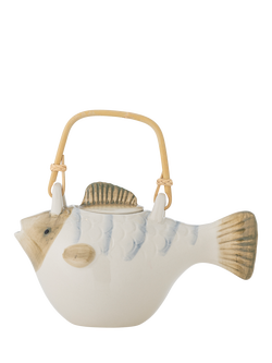 Bloomingville Creative Collection Wrenna Stoneware Teapot, 800ml, Grey - view 2, Grey