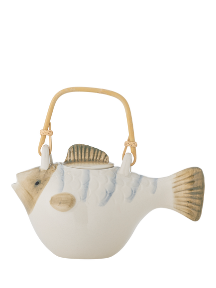 Bloomingville Creative Collection Wrenna Stoneware Teapot, 800ml, Grey - view 2, Grey