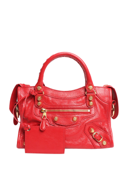 Pre-loved Balenciaga City Bag, Red, Red