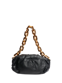 Pre-loved Bottega Veneta The Chain Pouch Bag, Black - view 2, Black