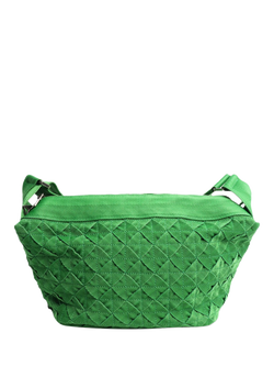 Pre-loved Bottega Veneta Woven Shoulder Bag, Green - view 2, Green