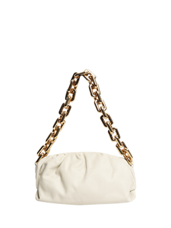 Pre-loved Bottega Veneta Pouch Chain Bag, Neutral - view 2, Neutral