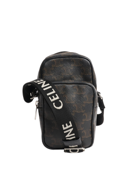 Pre-loved CELINE Triomphe Pouch Bag, Brown, Brown