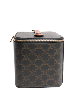 Pre-loved CELINE Brown Square Vanity Case, Brown - view 2, Brown