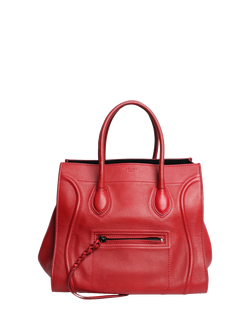 Pre-loved CELINE Phantom Luggage Tote Bag, Red, Red