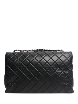Pre-loved CHANEL 2014 Lambskin Single Flap Bag, Black - view 2, Black