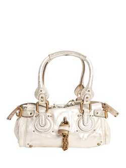 Pre-loved Chloe Metallic Mini Paddington Bag, Neutral, Neutral