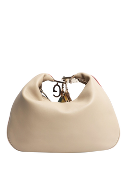 Pre-loved GUCCI Attache Shoulder Bag With Gold Hardware, Beige - view 2, Beige
