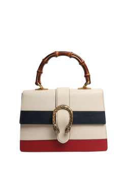 Pre-loved GUCCI Dionysus Leather Bag, Cream, Cream
