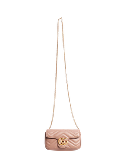 Pre-loved GUCCI GG Marmont Mini Bag, Neutral - view 2, Neutral