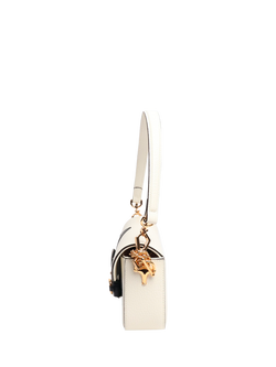 Pre-loved GUCCI x adidas Originals Horsebit Leather Crossbody Bag, White/Black - view 2, White/Black