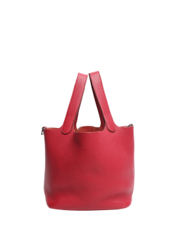 Pre-loved Hermès 2014 Picotin 18 Bag, Red, Red