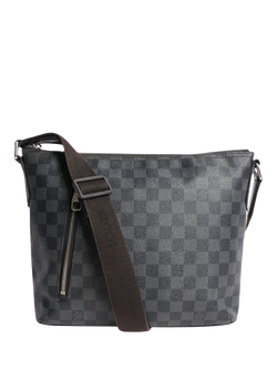 Pre-loved Louis Vuitton 2012 Damier Graphite Shoulder Bag, Black, Black