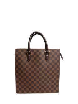 Pre-loved Louis Vuitton 2001 Damier Ebene Venice Tote Bag, Brown, Brown