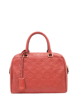 Pre-loved Louis Vuitton 2016 Speedy 25 Bandouliere Bag, Red, Red