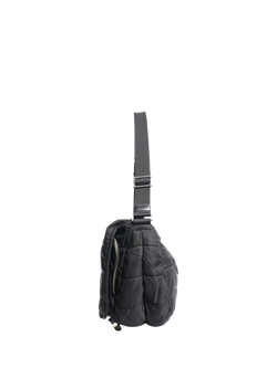 Pre-loved Prada Nylon Puffer Messenger Bag, Black - view 2, Black