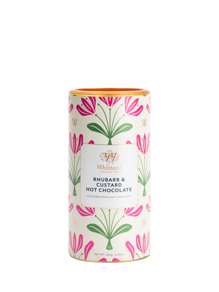 Whittard Rhubarb & Custard White Hot Chocolate, 350g, Multi