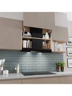 Bosch DBB97DP60B Integrated 60cm Cooker Hood, Matt Black - view 2, Matt Black