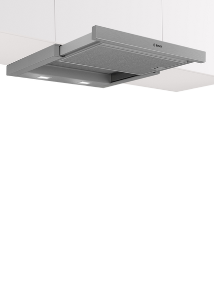 Bosch Series 2 DFM063W57B Integrated 60cm Cooker Hood, Silver, Silver