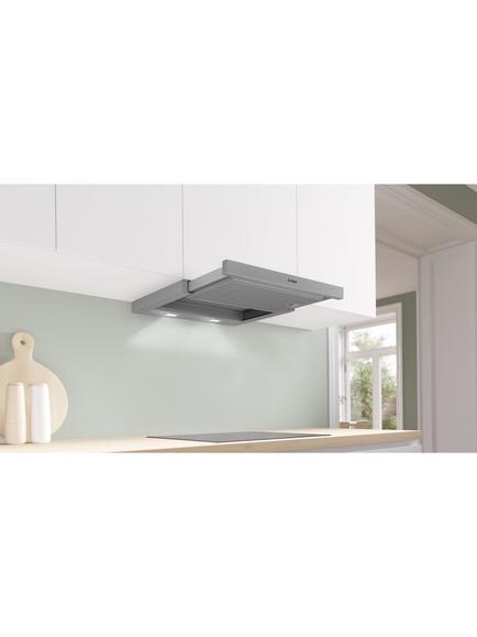 Bosch Series 2 DFM063W57B Integrated 60cm Cooker Hood, Silver - view 2, Silver
