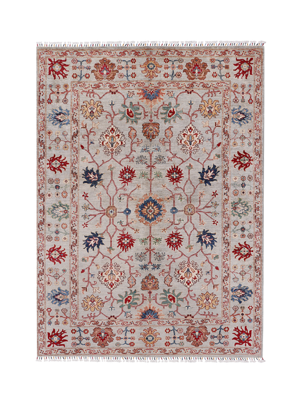 Gooch Luxury Sultani Majestic Hand Knotted Pure Wool Rug, Grey
