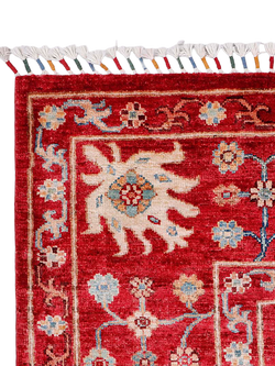 Gooch Luxury Sultani Majestic Hand Knotted Pure Wool Rug - view 2, Red