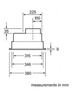 Neff D5855X2GB 75cm Cooker Hood, Silver - view 2, Silver