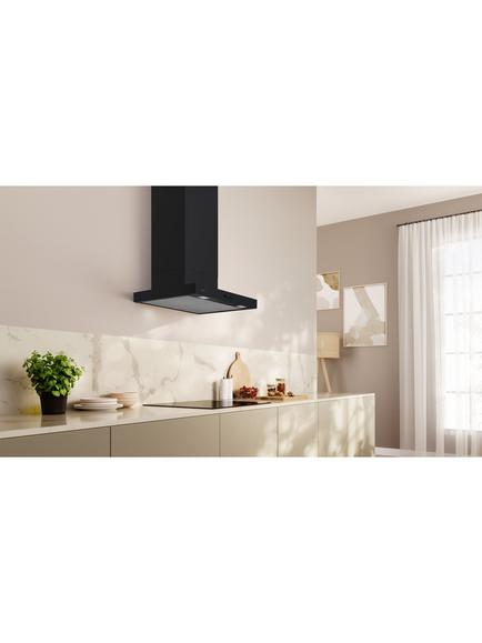 Neff N50 D65BCC2S0B 60cm Box Chimney Cooker Hood, Matt Black - view 2, Matt Black