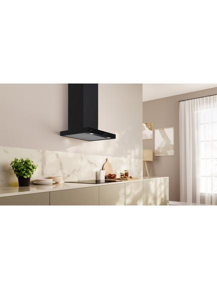 Neff N70 D67BDN2S0B 60cm Box Chimney Cooker Hood, Matt Black - view 2, Matt Black