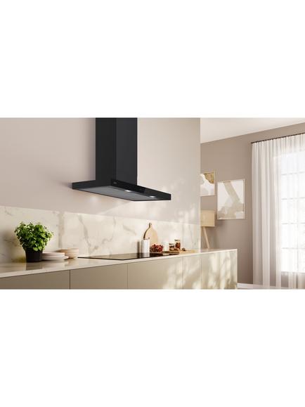 Neff N70 D97BDN2S0B 90cm Box Chimney Cooker Hood, Matt Black - view 2, Matt Black