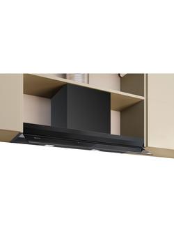 Neff N30 D5855X2GB 75cm integrated Design Cooker Hood, Silver, Matt Black