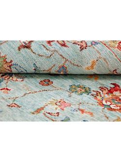 Gooch Luxury Sultani Regal Hand Knotted Pure Wool Rug - view 2, Aqua