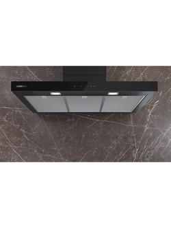 Siemens iQ500 LC97BDN60B 90cm Box Chimney Cooker Hood, Matt Black - view 2, Matt Black
