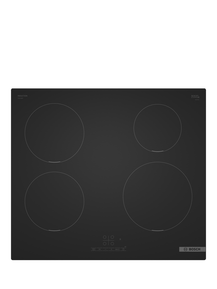 Bosch Series PIE61ABB5E  60cm Induction Hob, Matt Black, Matt Black