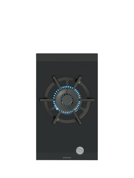 Siemens IQ700 ER3A6AI10 Domino Gas Hob with stepFlame, Black, Black