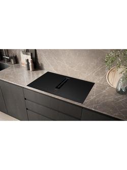 Siemens iQ700 EX81AHL26E 80cm Vented flexInduction Hob with fryingSensor Pro, Matt Black - view 2, Matt Black