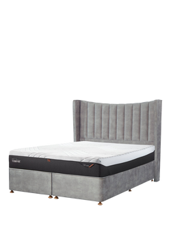 TEMPUR® OUTLET Orford Headboard, Double, Like New, Light Grey, Light Grey