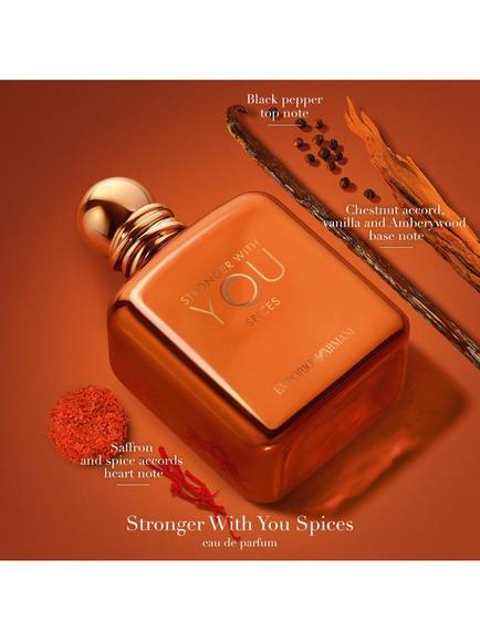 Emporio Armani Limited Edition Stronger With You Spices Eau de Parfum, 100ml - view 2, 