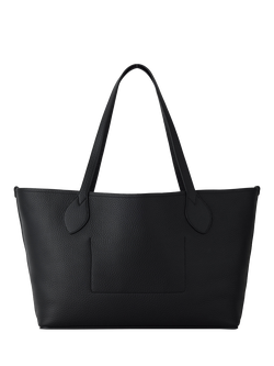 Mulberry Leather Twin Handle Tree Tote Bag - view 2, Black