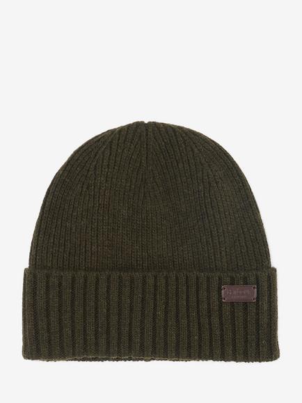 Barbour Carlton Wool Blend Beanie, Olive Green, Olive Green