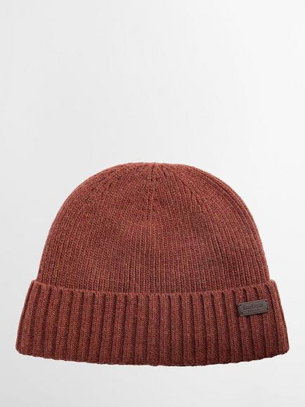 Barbour Carlton Beanie Hat, Rust, Rust