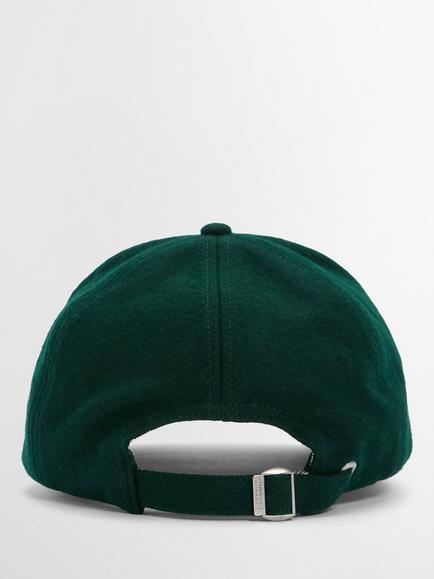 Barbour Bowery Wool Blend Baseball Cap, Forest Green - view 2, Forst Green